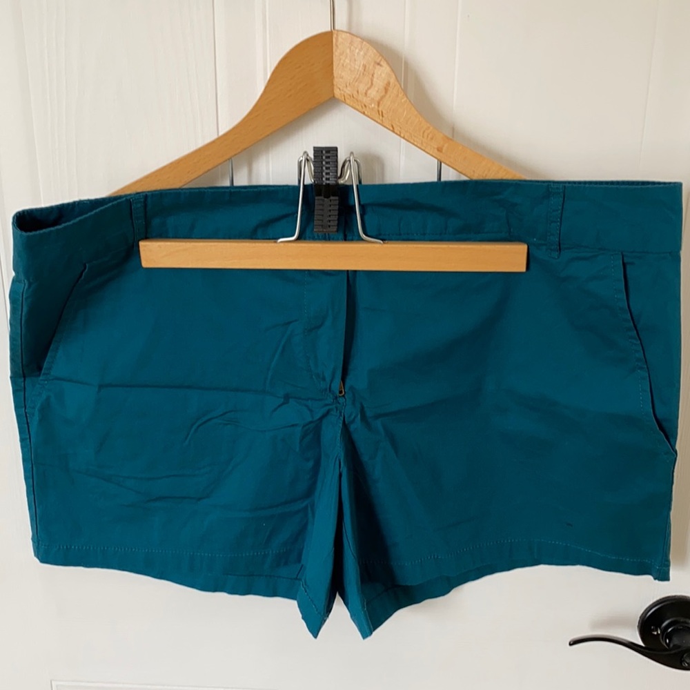 George teal shorts